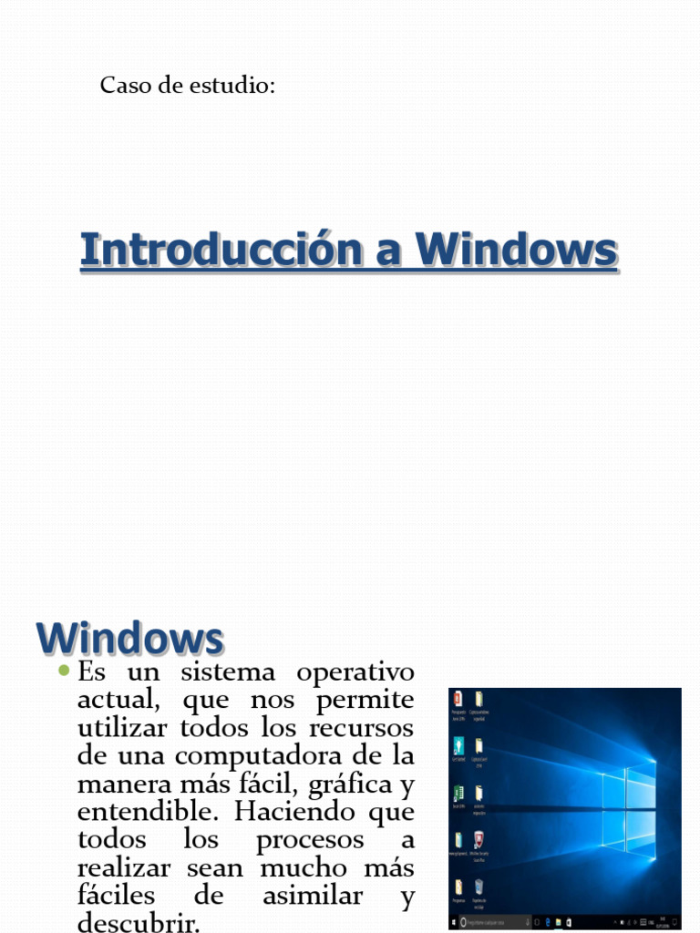 Introducción a las Funciones de Windows | PDF | Ventana (informática ...