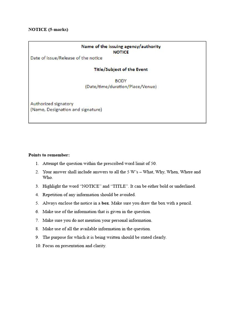 Class 12 Writing Skills Syllabus Overview | PDF