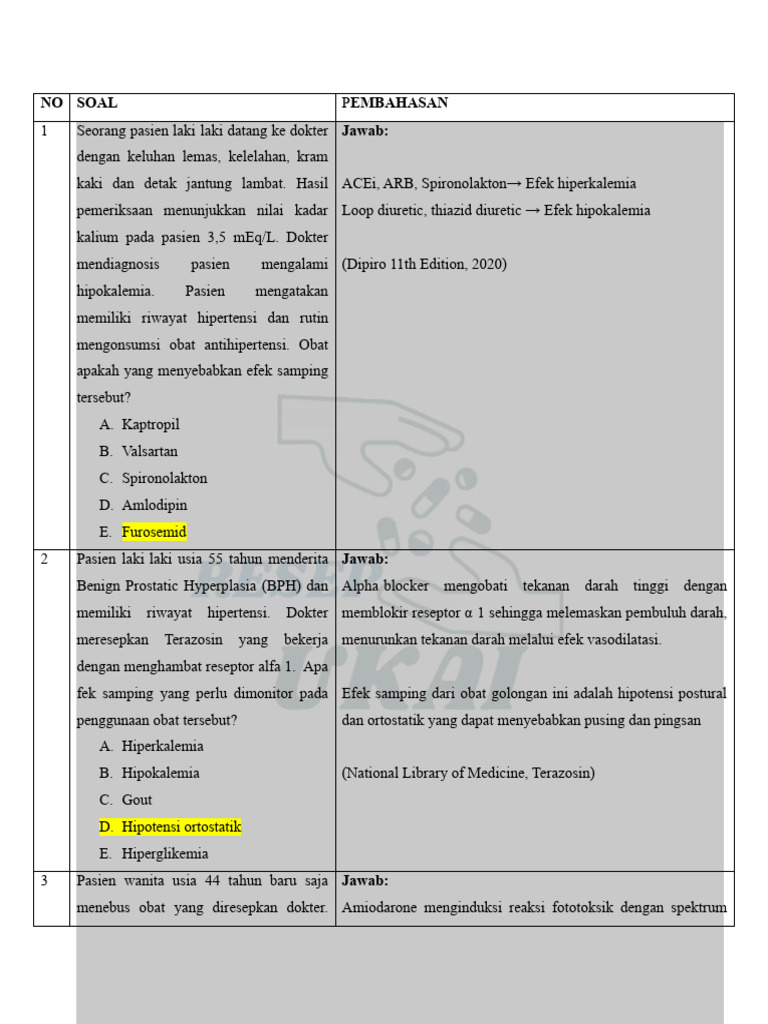 Efek Samping Obat dan Terapi Medis | PDF