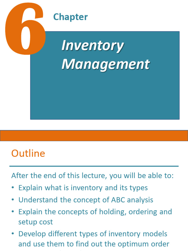 Inventory Management Essentials Guide | PDF | Financial Economics ...