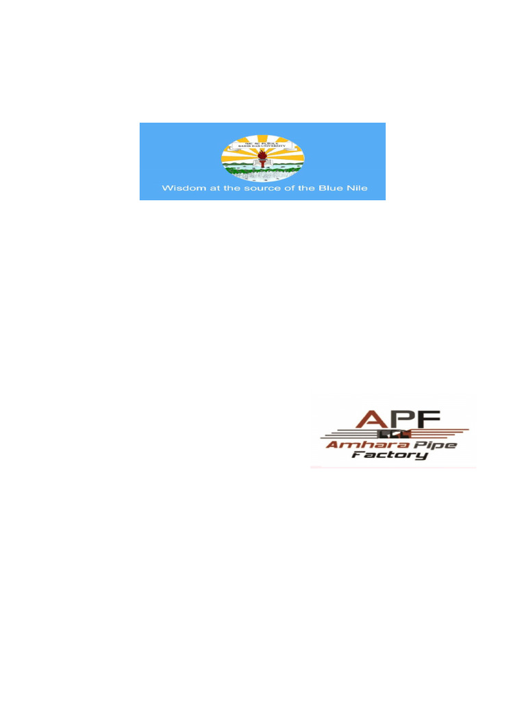 Bahir Dar University Apf Report | PDF | Polyethylene | Extrusion