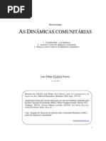 SÍNTESE SOBRE  AS DINÂMICAS COMUNITÁRIAS (Luis Felipe ULLOA) 