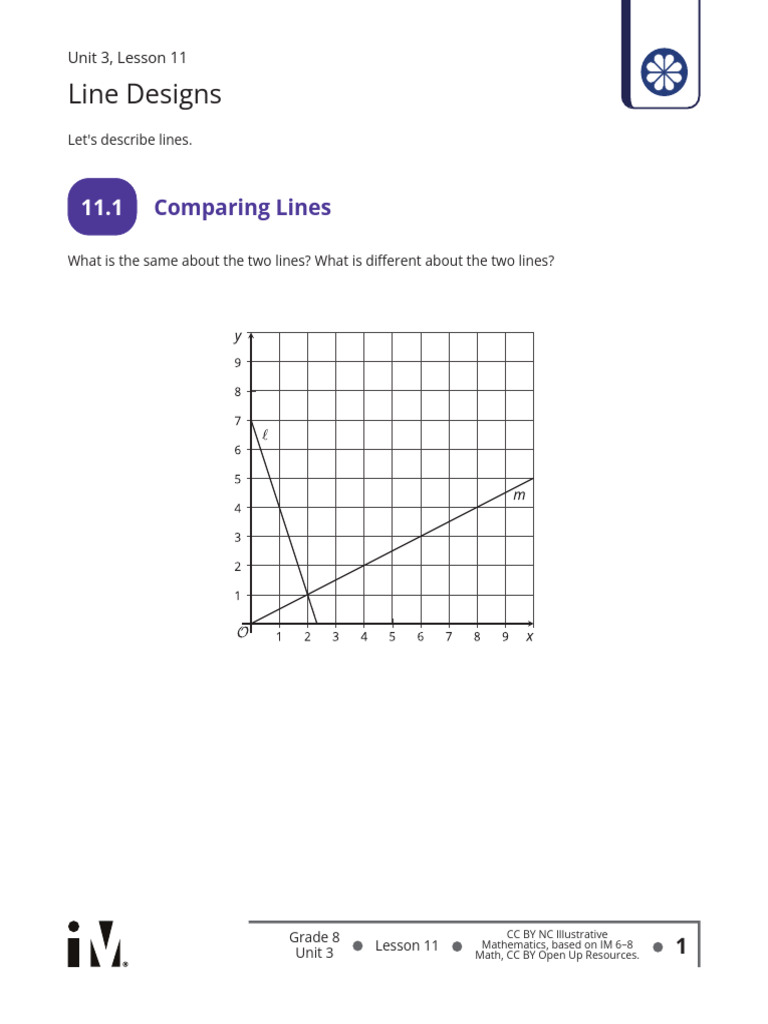 Grade8 3 11 Lesson Student Task Statements | PDF | Mathematics