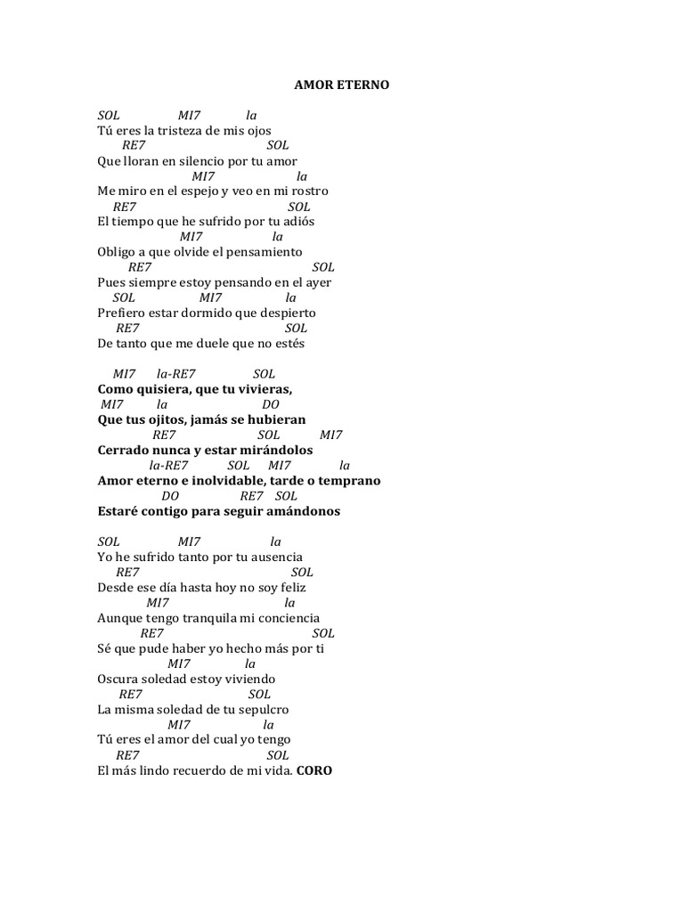 Amor Eterno | PDF