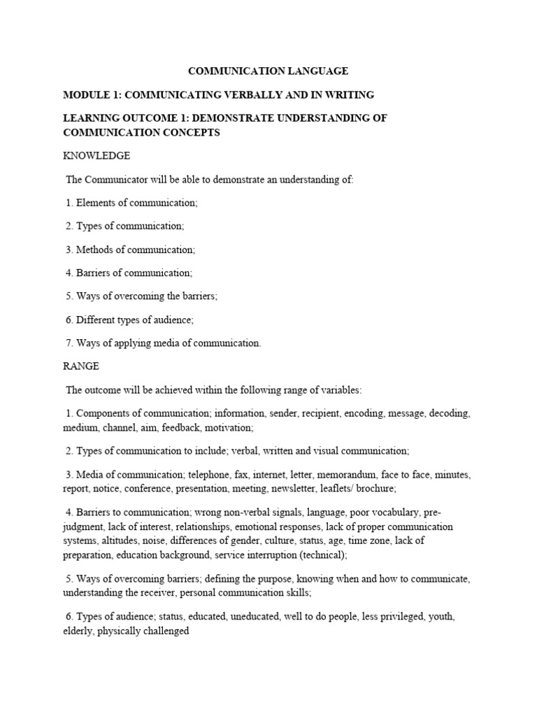 Effective Communication Skills Guide | PDF | Communication | Nonverbal ...