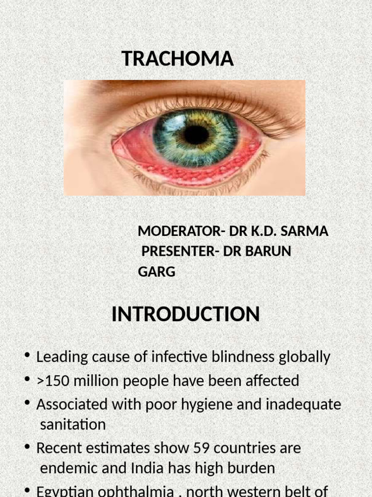 Understanding Trachoma: Causes and Treatment | PDF | Medical ...