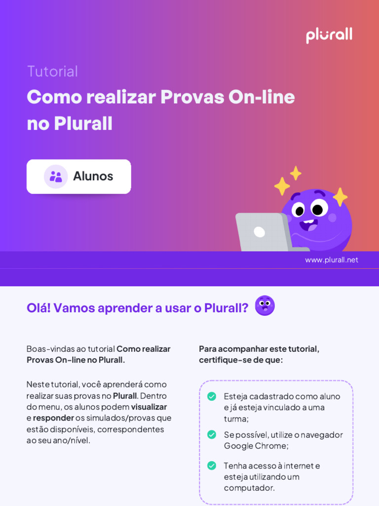 Como Realizar Provas Online No Plurall | PDF | Informática