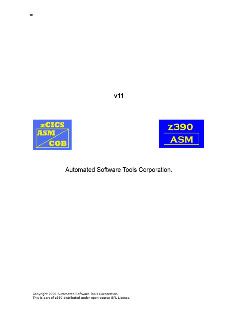 ZCICS History | PDF | Software Bug | Assembly Language
