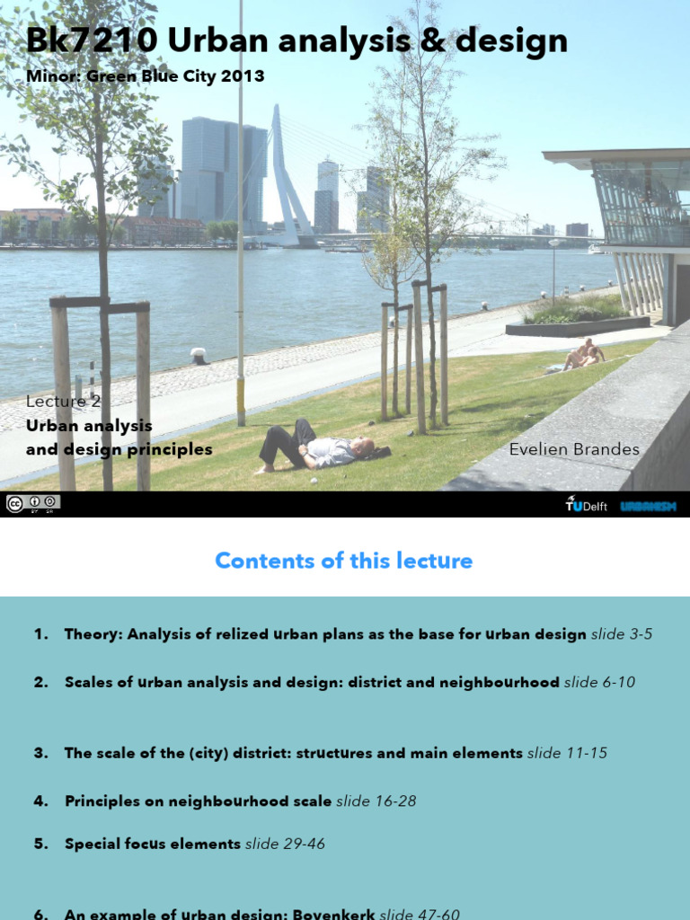 Bk7210 Urban Analysis & Design: Minor: Green Blue City 2013 | PDF ...