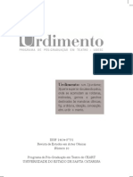 Revista Urdimento 10 Especial