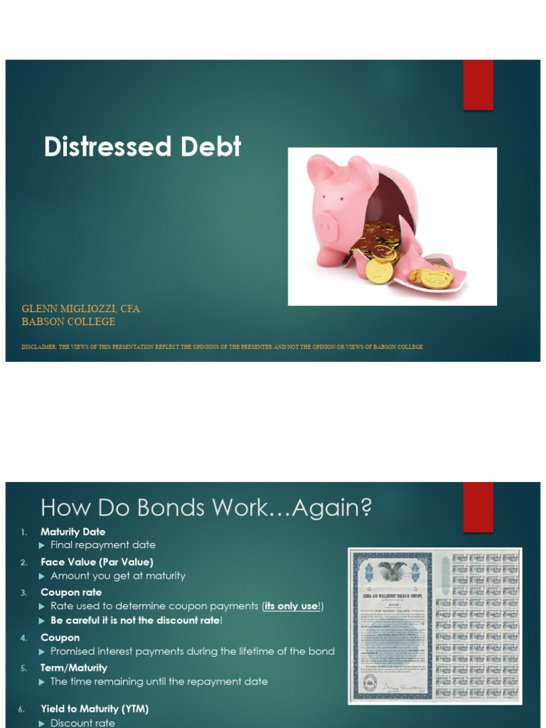 Understanding Distressed Debt Investing | PDF | Bankruptcy | Debt