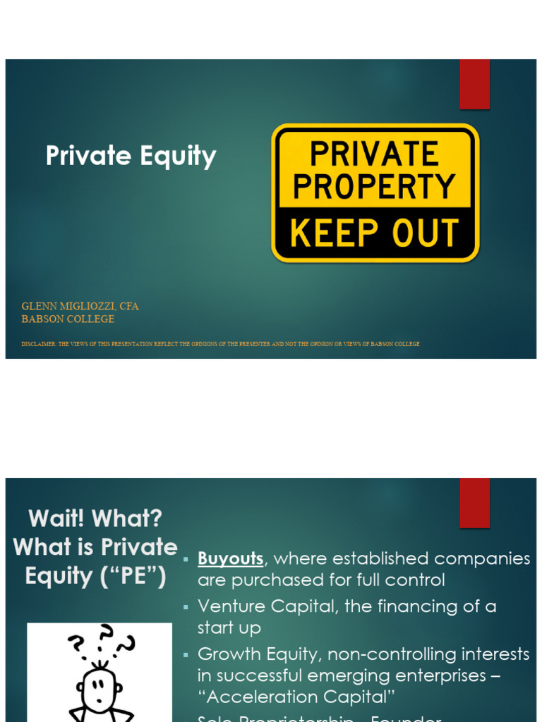 Understanding Private Equity Basics | PDF | Leveraged Buyout | Equity ...