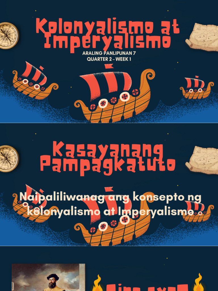 Ap7 Matatag Q2 Week 1 Ang Konsepto Ng Imperyalismo At Kolonyalismo Pdf