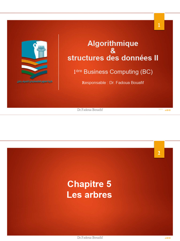Arbres en Algorithmique et C | PDF | Algorithmes et structures de données