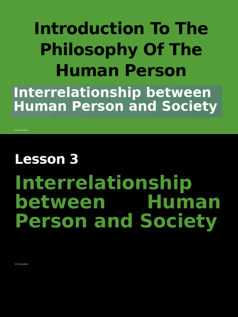 Human-Society Interrelationship Explained | PDF | Society | Value (Ethics)