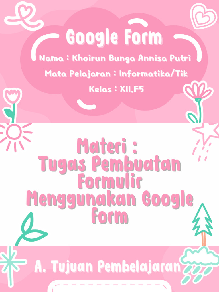 Panduan Membuat Google Form Sederhana | PDF