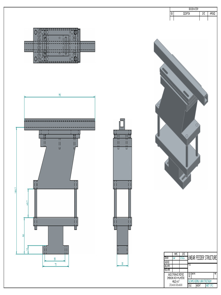 Linear Feeder Structure Drawing | PDF