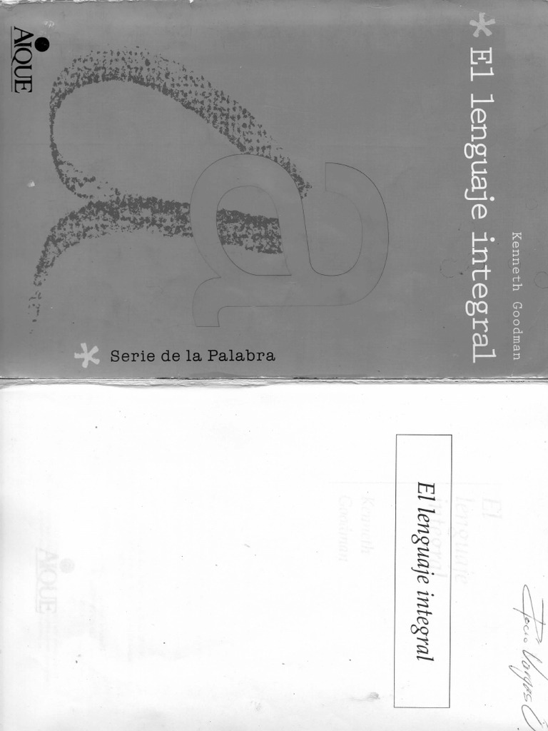 Libro-El Lenguaje Integral Goodman Kenneth-1 | PDF