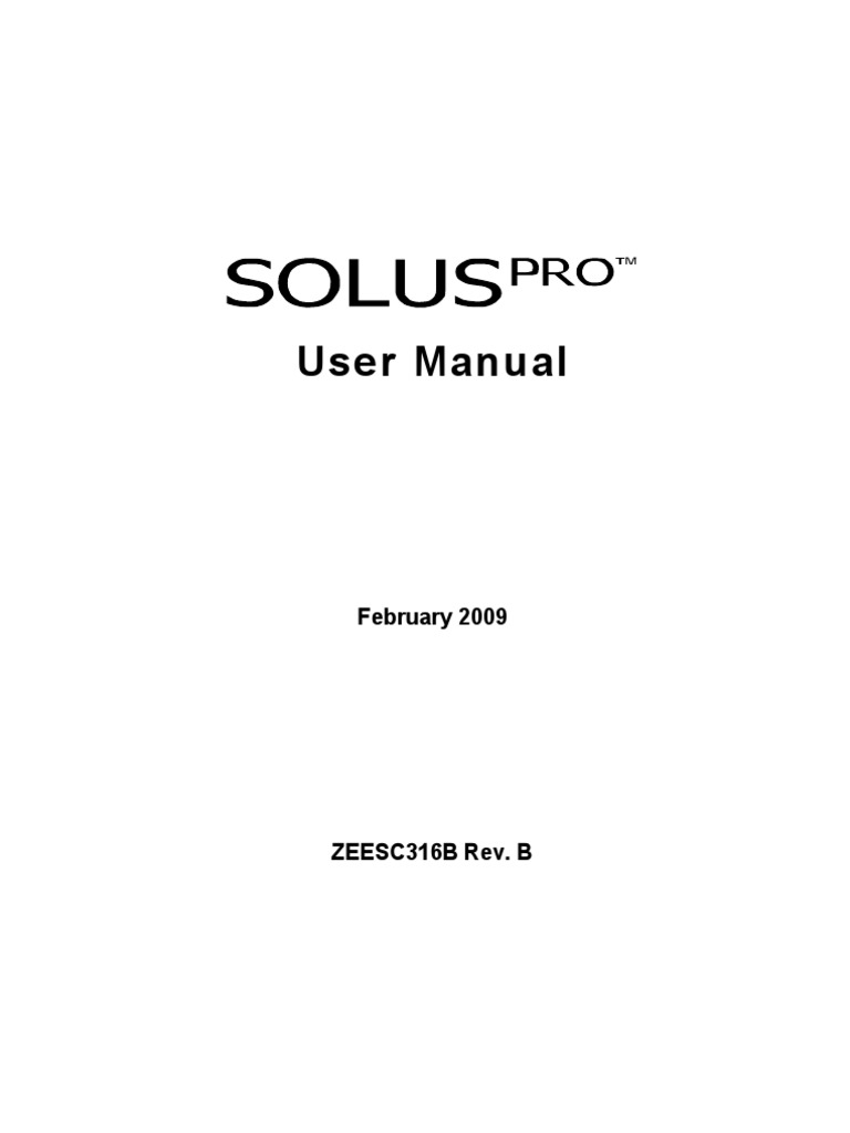 Solus Pro Manual Español | PDF | Electrónica | Bienes manufacturados