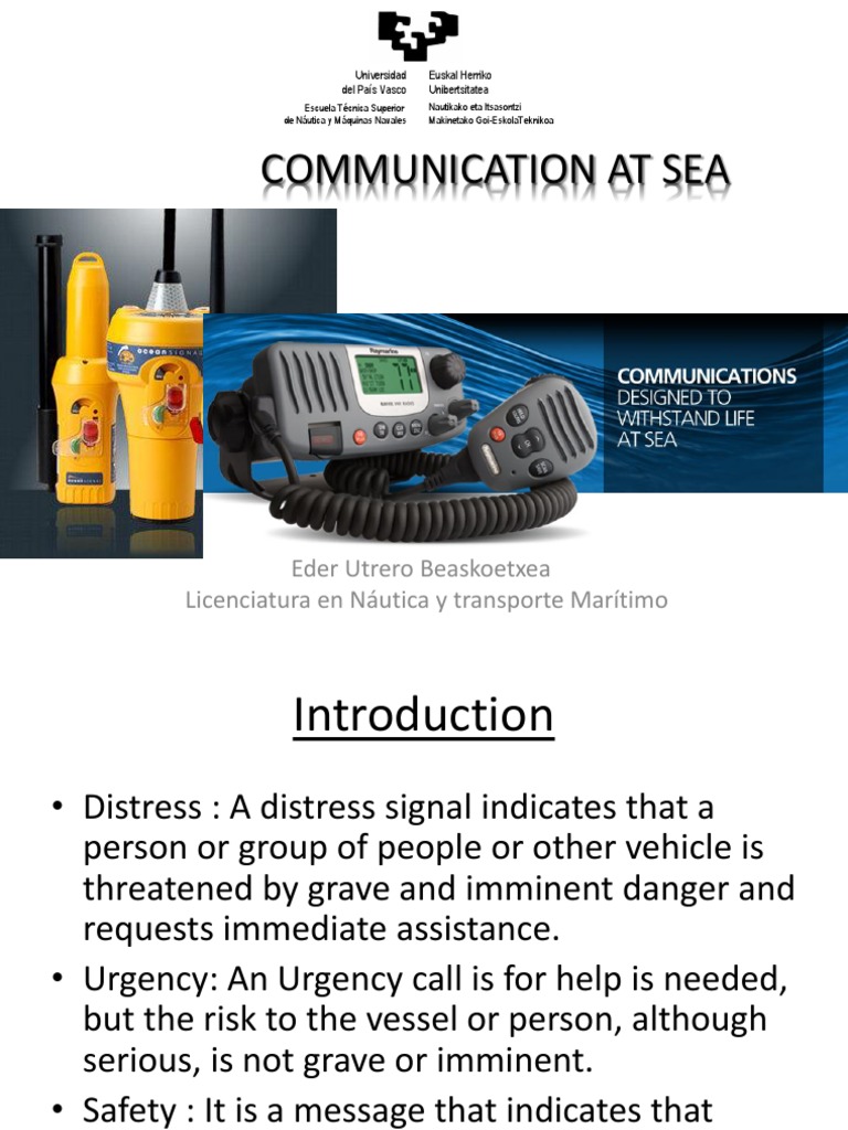 Maritime Communication Systems Overview | PDF | Radio | Wireless