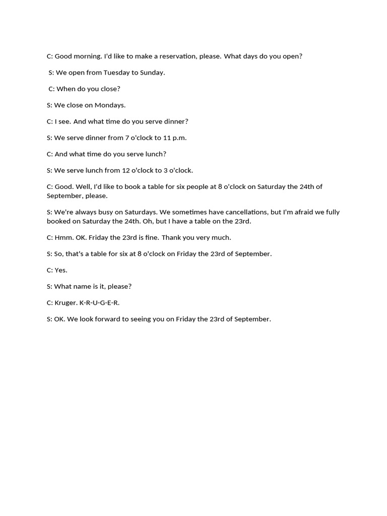 Dialogue Unit 3 and 4 | PDF