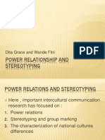 Power Relationship and Streotyping