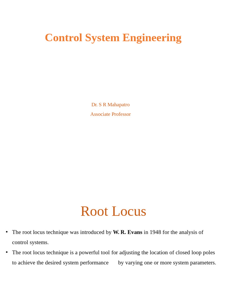 CSE Unit 3 Root Locus | PDF | Mathematical Analysis | Mathematics