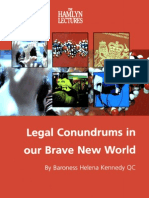 Legal Conundrums in Our Brave New World