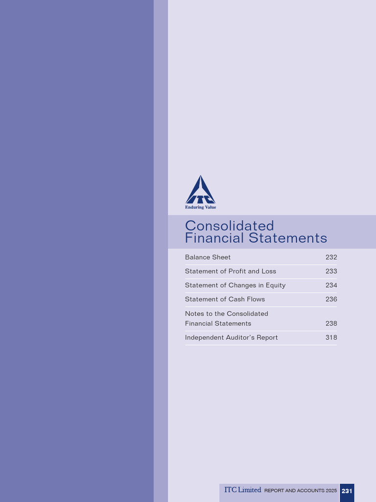 ITC Financials | PDF | Dividend | Equity (Finance)