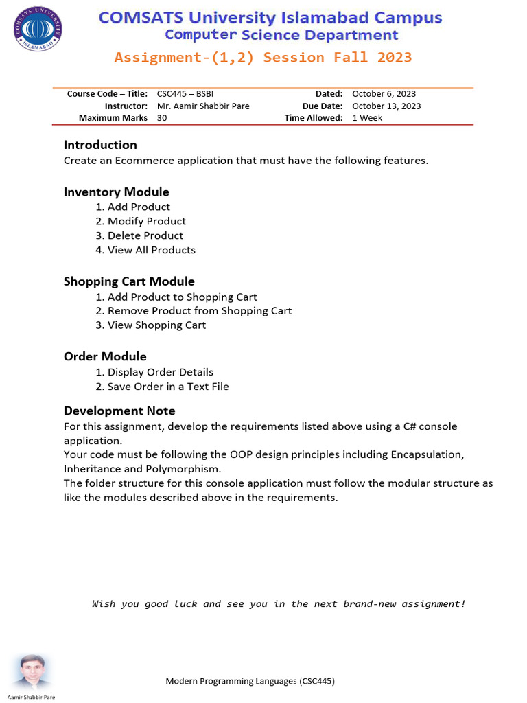 8 Assignment - (1, 2) | PDF