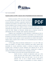 Aspectos jurídicos do IPVA - Imposto sobre a Propriedade de Veículos Automotores