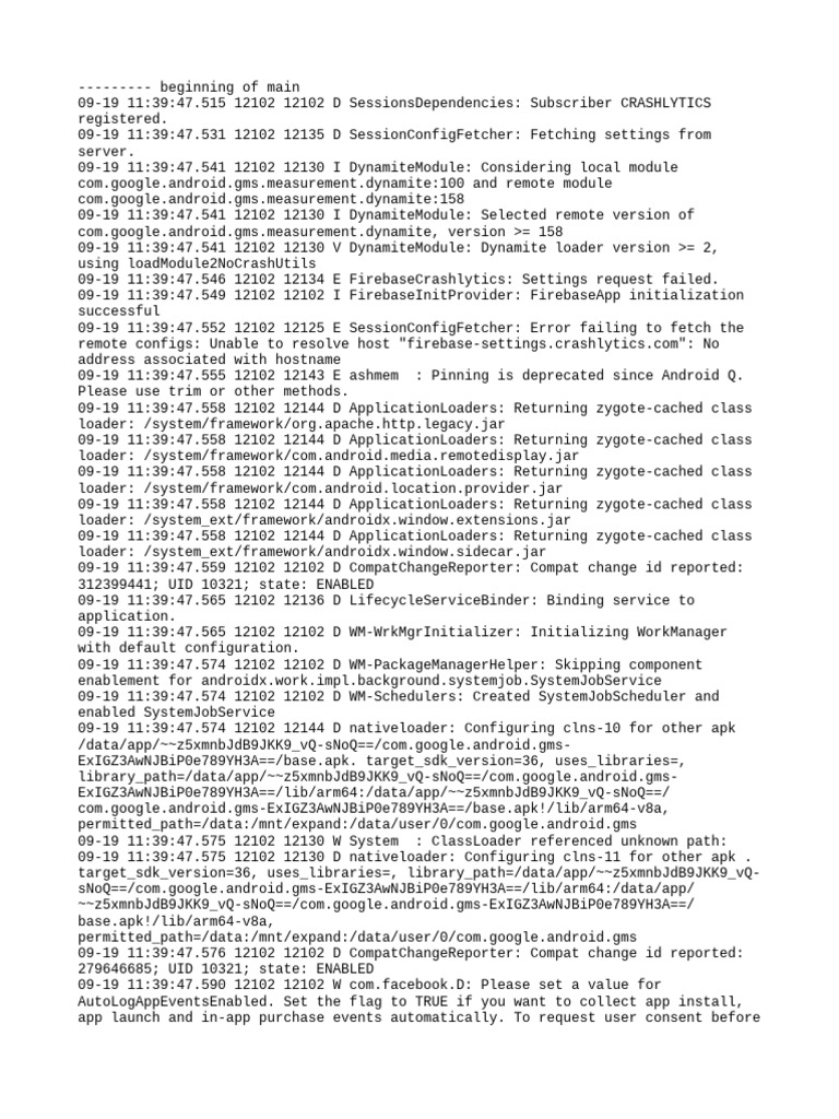 Com - Hello.miheapp - Secretspace Logcat | PDF | Android (Operating ...
