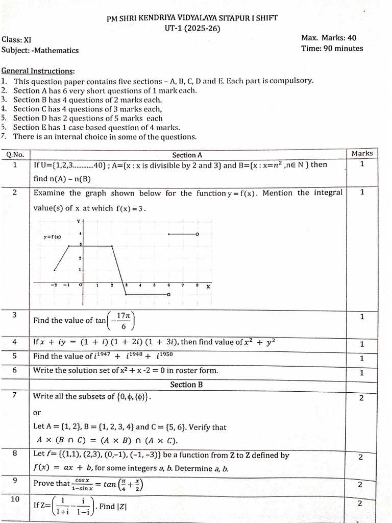 Xi Maths | PDF