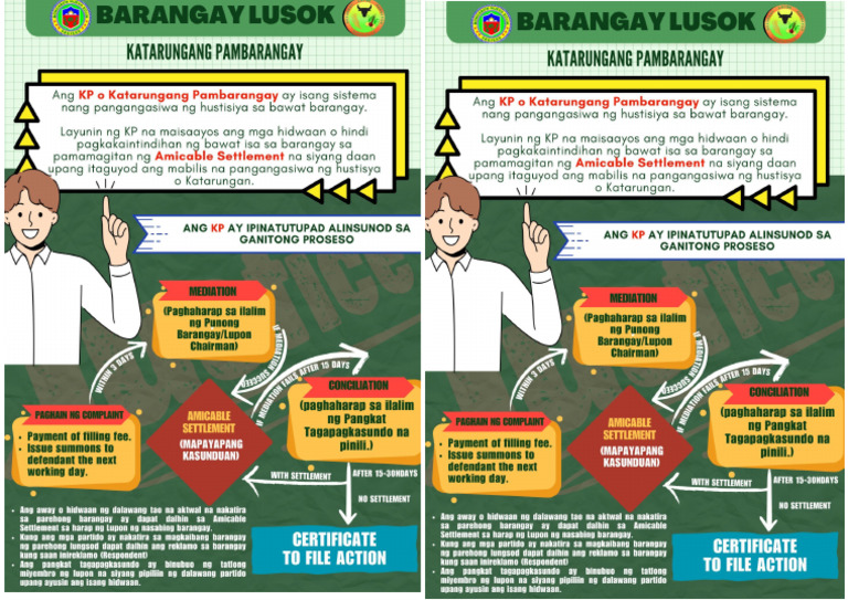 Katarungang Pambarangay Flyers | PDF