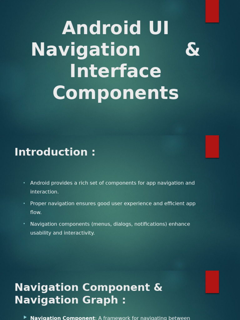 Navigation and Menus | PDF | Menu (Computing) | Mobile App