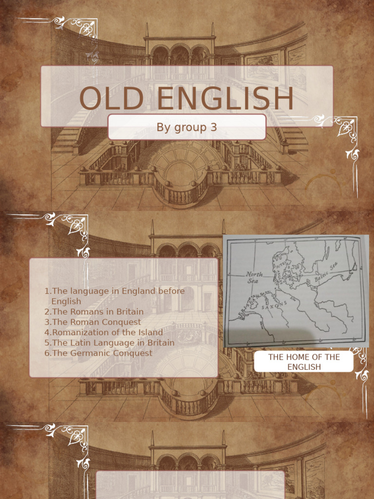 Old English History Language | PDF | English Language | Verb