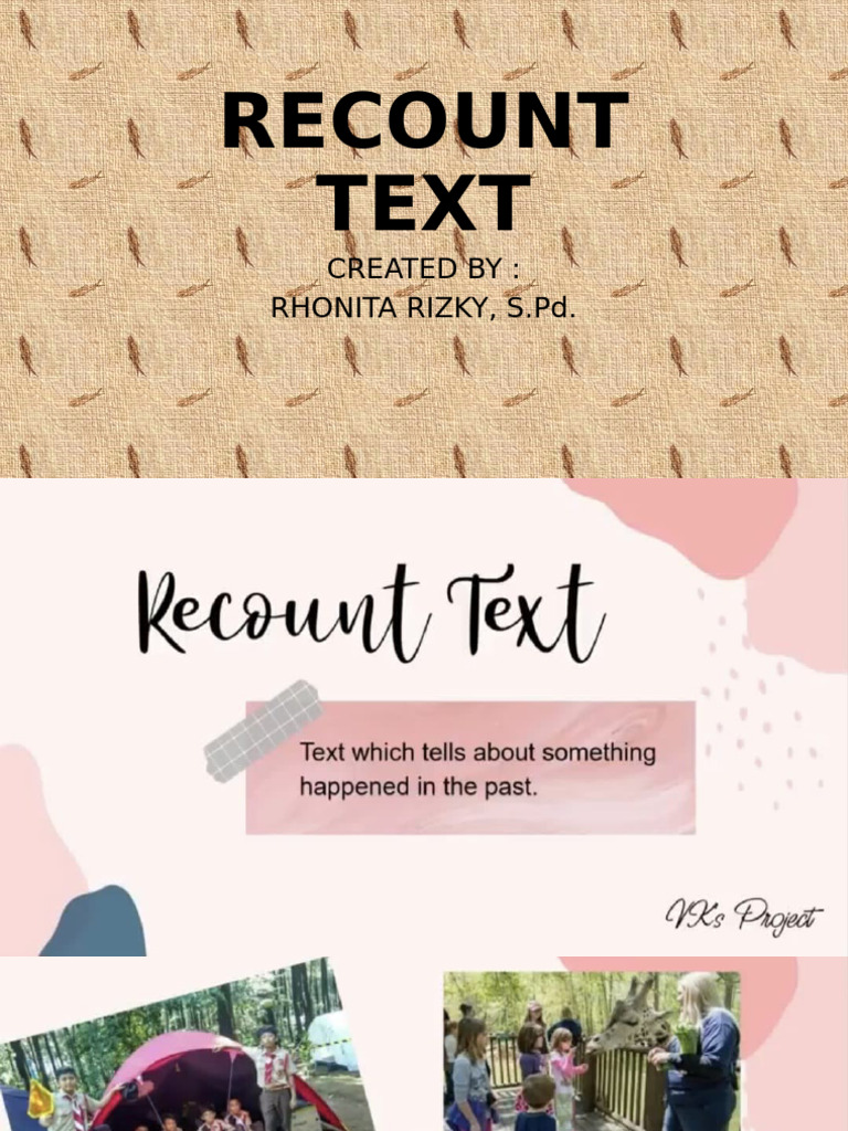Recount Text | PDF