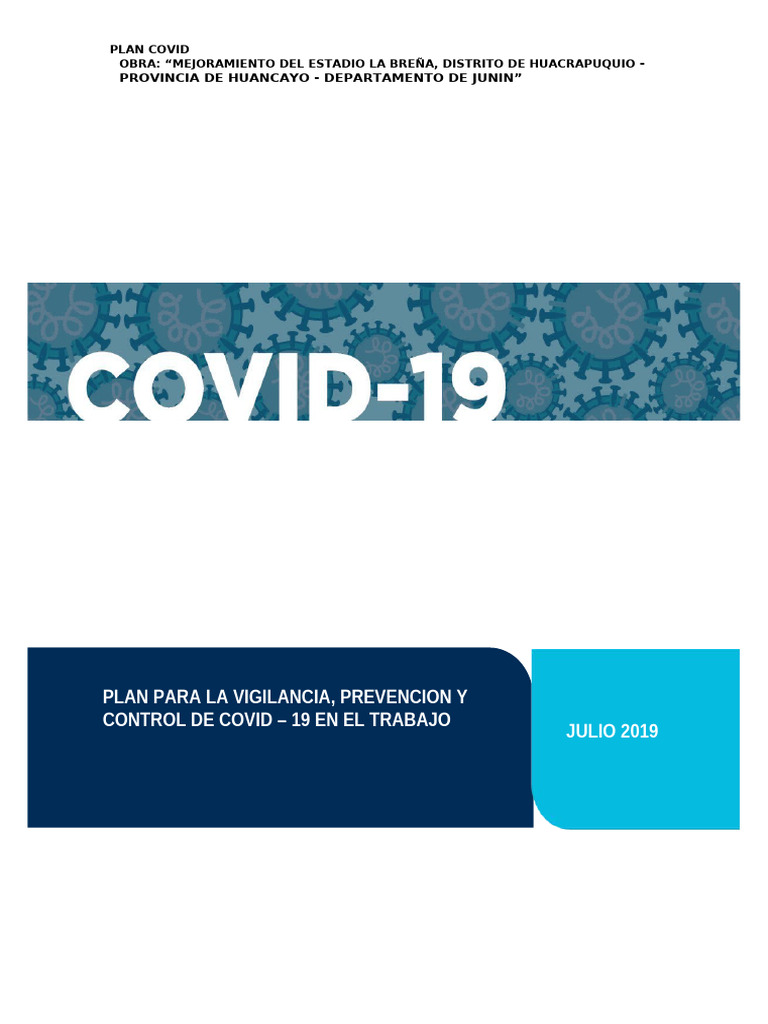 Plan Covid | PDF | Lavado de manos