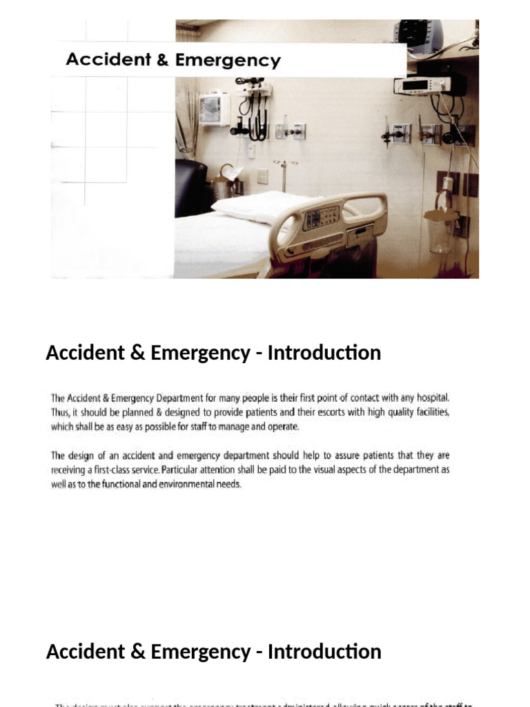 1.3 Accident Emergency | PDF