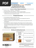 Air Transport Guidelines for Lithium Batteries | PDF | Cargo | Freight ...