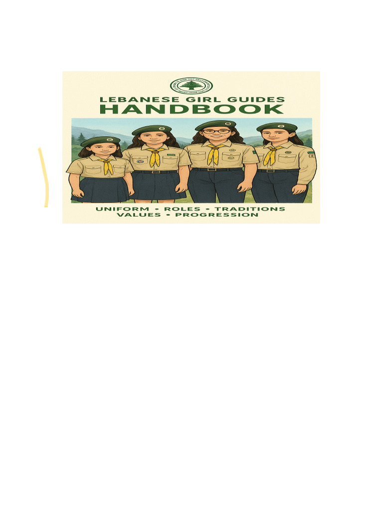 Lebanese Girl Guides Handbook Guide | PDF