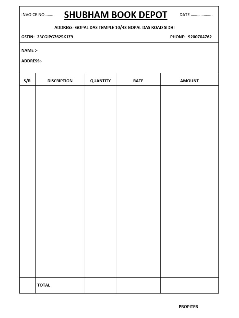 Invoice No | PDF