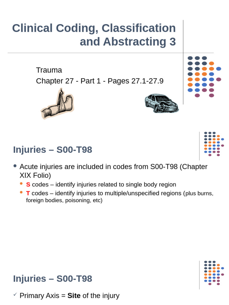 Chapter 27 - Part 1 - Trauma | PDF | Traumatology | Diseases And Disorders