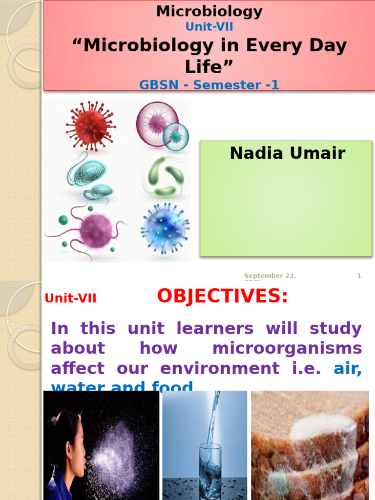 Unit-7 Microbiology in Every Day Life | PDF | Foodborne Illness ...