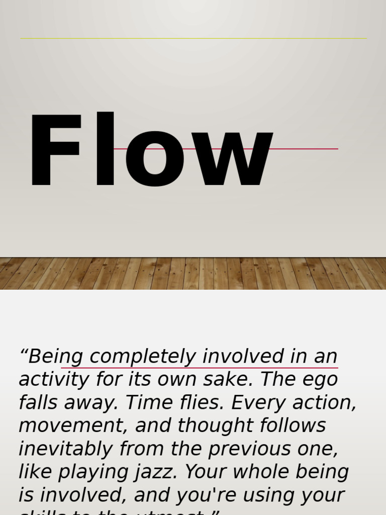 Understanding the Flow State in Psychology | PDF | Flow (Psychology ...