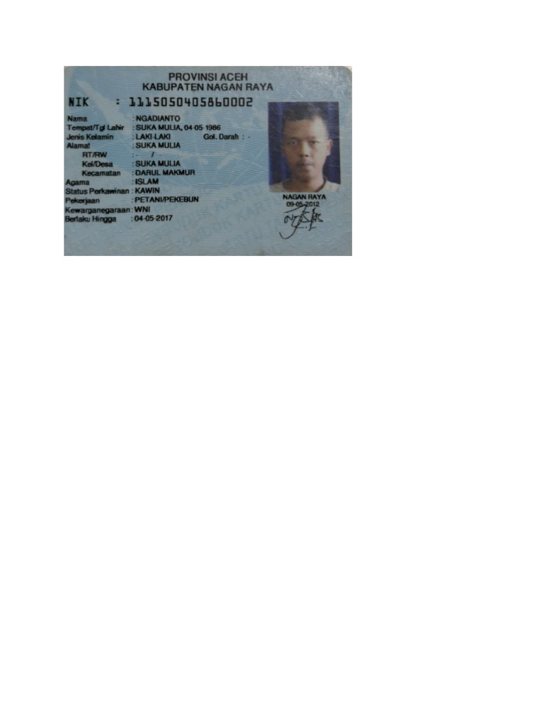 KTP Merah Putih | PDF