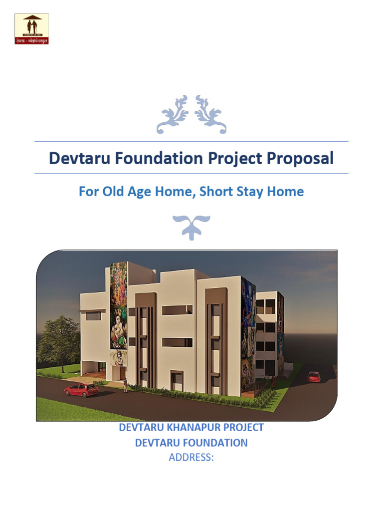Devtaru Senior Citizen Home Proposal | PDF | Stairs | Wheelchair