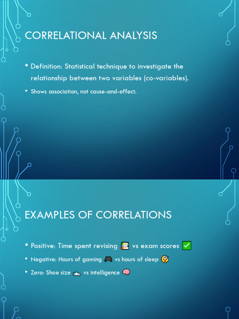 Understanding Correlational Analysis | PDF | Causality | Intelligence ...