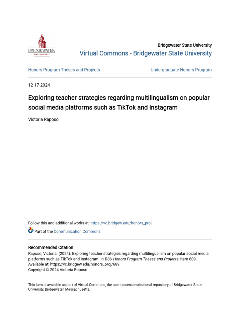 Teacher Strategies for Multilingual Classrooms | PDF | English As A ...