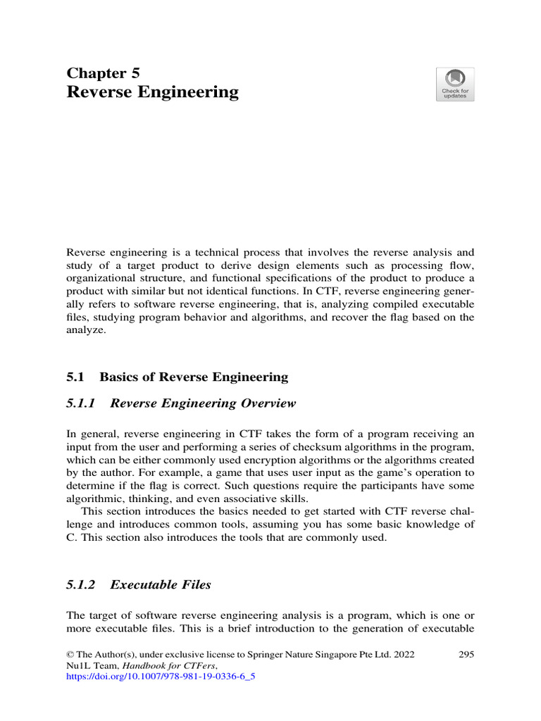 Basics of Software Reverse Engineering | PDF | Assembly Language ...